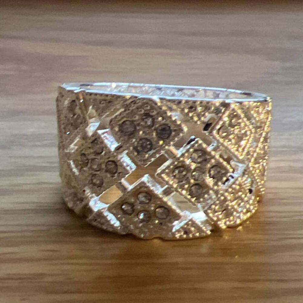 Charter Club Silver Plated Ring Size 10 New in Box - Picture 6 of 8